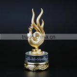 2017 New Design Gold Rooster Award Gold Chanticleer Trophy For Company Gift thumbnail-1