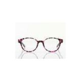 Orange / Pink Thin Round Eyeglass Frames For Decoration Frames Glasses , New Style