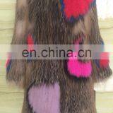 Newest Design Women Apparel Knitted Fox Fur Coat Sex thumbnail-3