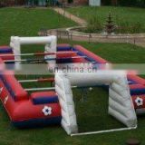 Exciting inflatable foosball field/human foosball field/human table football field