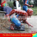 Life Size Spiderman Statue Fiberglass Sculpture thumbnail-3