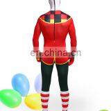 Harley Quinn Halloween Lycra Joker Jester Clown Zentai Full Suit Costume Fetish thumbnail-3