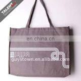 Custom Private Silk Screen Printing Fabric Shopping Bag thumbnail-2