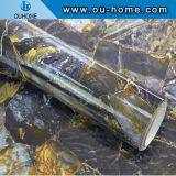 OUHOME Glossy Marble Cabinet Background Decoration Film Marble Effect Contact Paper Film Vinyl Self Adhesive thumbnail-3