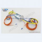 Stainless Steel Housing 56mm Electro Optical Slip Ring Fiber Optic rotary joint Slip Ring