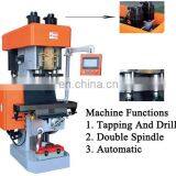 Plumbing Fittings Car Parts Double Spindle High Frequency Drilling and Tapping Machine thumbnail-3