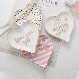 Pink Color Ceramic Decoration Plates for Party thumbnail-3