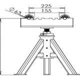 TG-600B Supporting Roller Pipe Turning Rollers Supplier Fit up Roller Bed Station thumbnail-2