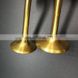 High Quality Wholesale Titanium Golden Coated Custom Light GR5 Pure Material Titanium Intake and Exhaust Valve Engine Valve thumbnail-4