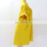 LAITE D2055 Comfortable Autumn Women Shirt Dresses Ladies Long Sleeve Casual Shirt Dresses With Button thumbnail-4