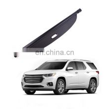 Waterproof Rear Trunk Security Shielding Shade Retractable Cargo Cover For Chevrolet Traverse 2021 Accessories