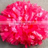 pink plastic pom pon, cheerleader poms