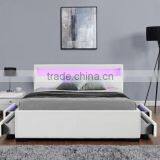 Modern Design Wood Double Bed Designs With Box thumbnail-6