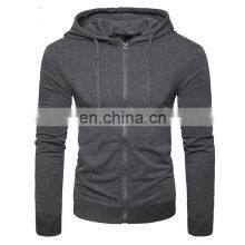 Wholesale Large Size Logo Men's/Women's Spring and Autumn Long Sleeve Hooded Cardigan Jacket Jogging Suit thumbnail-4