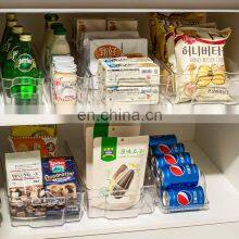 Eco Friendly Wholesale Organizer Bins Save Space Glass Jar Kitchen Organizer Acrylic Box Plastic Fridge Organizer thumbnail-3