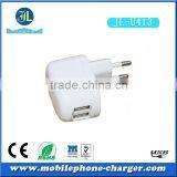Dual Port USB 220v Wall Usb Charger Adapter EU Socket Mobile Phone Travel Charger Usb Travel Charger thumbnail-1