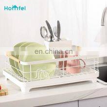 Compact Dish Rack Steel Dish Drainer Racks Wire Kitchen Things Organizer and Holders thumbnail-4
