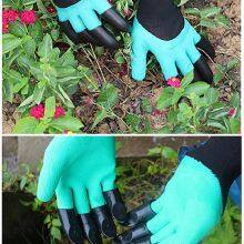 Rubber Lawn Worker Gloves Cheap Horticultural Creative Comfortable Latex Garden Gloves with Claws