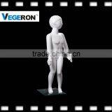 Hot Sell Full Body Fiberglass Kids Mannequin Abstract Mannequin With Sculptured Hair thumbnail-4