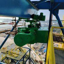 Explosion Proof Electric Hoist With Curved Rail on Top of LNG Storage Tank thumbnail-2