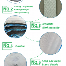 100% Virgin PP Material FIBC Jumbo Bag With Flat Bottom Durable and Eco-Friendly Storage Solution thumbnail-5