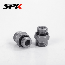 Hydraulic Transition Fitting, American Standard 1CO & 1DO Series Threaded Hydraulic Oil Tube Straight Fitting, Stainless Steel thumbnail-3