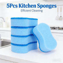 Colored Sponge Kitchen Cleaning Dish Washing Scrub Sponge Pad for the Kitchen Wholesale thumbnail-5