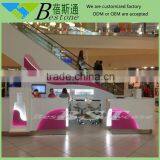 Fashion Pink Beauty Retail Nail Bar Furniture for Sale Quality Choice thumbnail-2