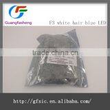F3 White Hair Blue LED