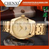 Made in China Fashion Brands New Unisex Gold Watches Luxury