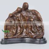 Bronze Abstract Family Art Statue
