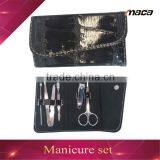 MS1704 new design handbag design personal pedicure manicure set with pvc bag