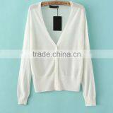 Fashion Deep V-neck Knitting Wear Thin Cardigan Coat for Laody's Wear thumbnail-5