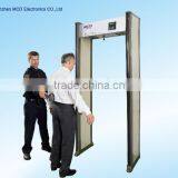 Hot selling walk through metal detector gate price with 6 detecting zone and LED Display