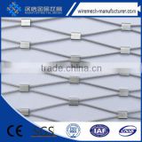 Factory sales 304 stainless steel rope wire mesh zoo mesh fle