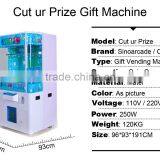 Sinoarcade Cut ur Prize Coin Operated Arcade Toy Claw Machine for Sale thumbnail-6