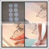 Diamond Pattern Anti-slip Discs Non Slip Stickers for Tubs and Showers (Clear) thumbnail-2
