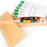 Cartoon Design Wooden Learning Puzzle Toy,Lovely Wooden Learn Count Number Toy,number Match Educational Game MDD-1014 thumbnail-3