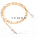 High Quality Golden Plated 3.5mm AUX Audio Cable Male to Male AV Cable thumbnail-3