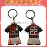 Rubber Football Shirt Key Chain/custom Football Shirt Key Ring thumbnail-1