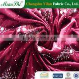 Good Market Elastic Two-colored Polyester Velour With Diamond Fabric