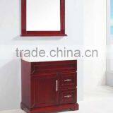 Chinese Modern Classical Solid Wood Bathroom Corner Cabinet thumbnail-1