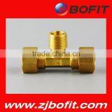 High Quality Brass Compression Male Branch Tee