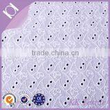 wholesale organic cotton fabric eyelet design 100% cotton batik fabric