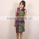 SSHSDR347 cotton jersey tie dye patch dress price $6