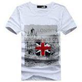 White Pirnted Vest for Men thumbnail-1