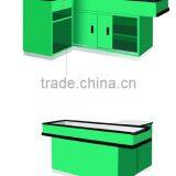 supermarket cashier desk