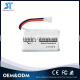 1S1P 3.7v 380mAh lithium polymer battery for RC drones