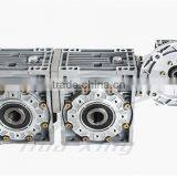 Combination Die Cast Aluminum Alloy DoubleNMRV+ NMRV 025+030 Worm Speed Reducer,Gearbox IEC 3-phase Geared Motor for Industry thumbnail-3