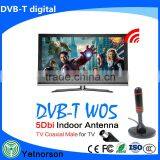 Factory Price For 35dBi High Gain Active Antenna TV Digital With Omni Directional With IEC/F Connector